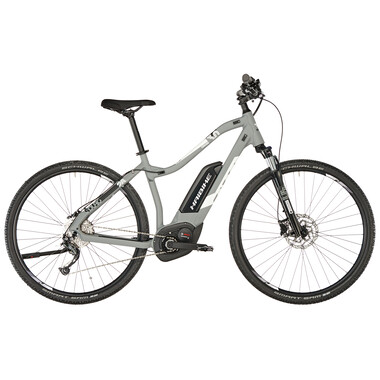 Bicicleta todocamino eléctrica HAIBIKE SDURO CROSS 3.0 TRAPEZ Mujer Gris/Blanco 2019 0